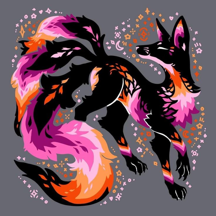 Lesbian Fox, Pride, Magical Creature